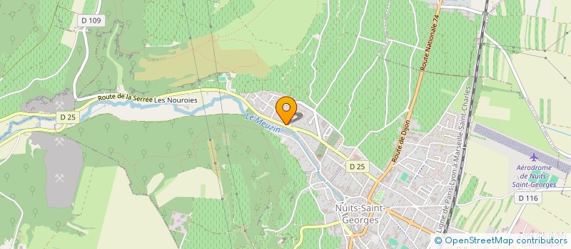 localisation de l'entreprise ASC à NUITS-SAINT-GEORGES