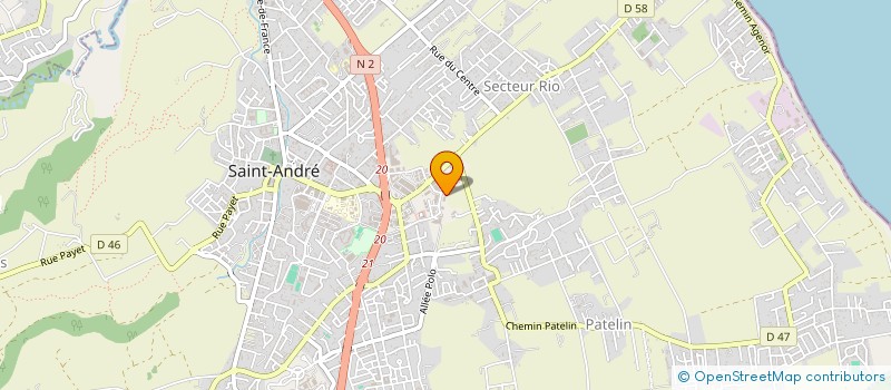localisation de l'entreprise ASC à SAINT-ANDRE
