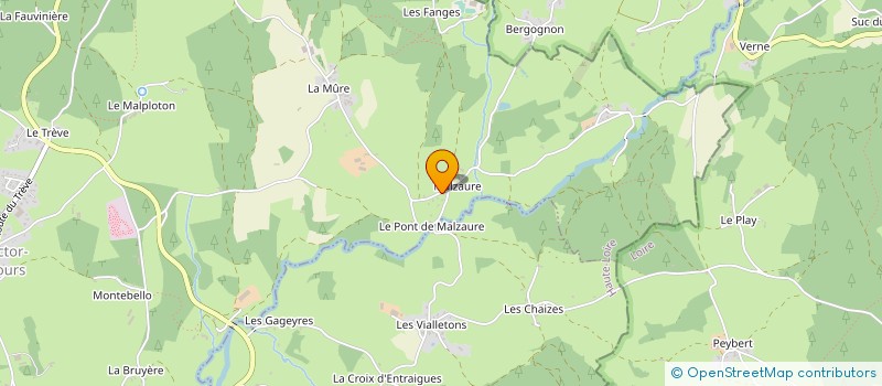 localisation de l'entreprise ASC  LE CHAMBON-FEUGEROLLES