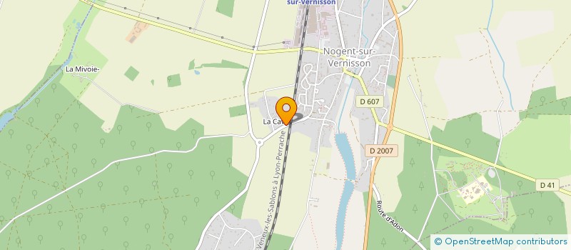 localisation de l'entreprise ASC à NOGENT-SUR-VERNISSON