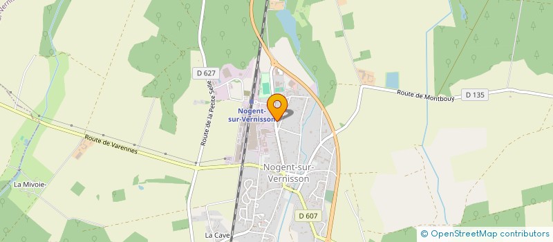 localisation de l'entreprise ASC  NOGENT-SUR-VERNISSON