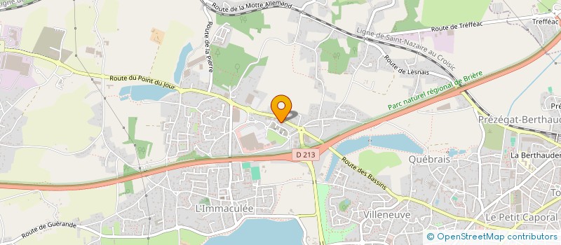 localisation de l'entreprise ASC  GUERANDE