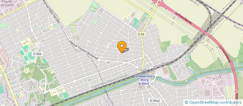 localisation de l'entreprise ASC AIRPORT SHUTTLE CAB  MITRY-MORY