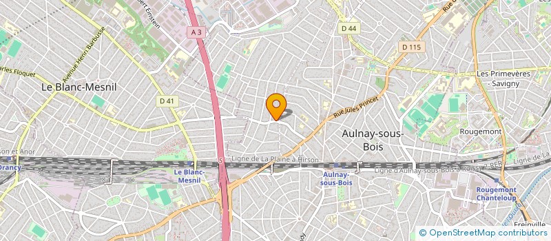 localisation de l'entreprise ASC BAT à AULNAY-SOUS-BOIS