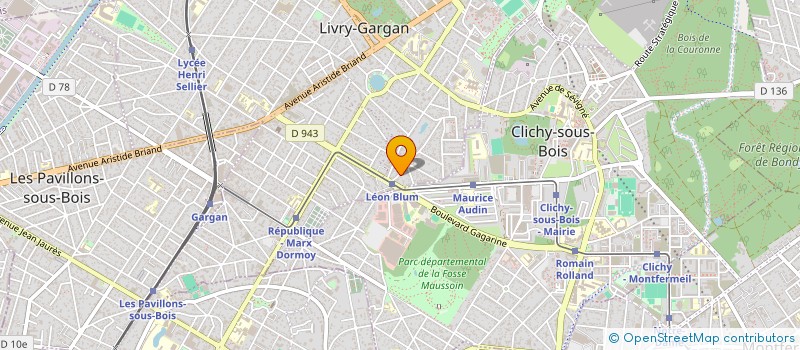 localisation de l'entreprise ASC BAT à LIVRY-GARGAN