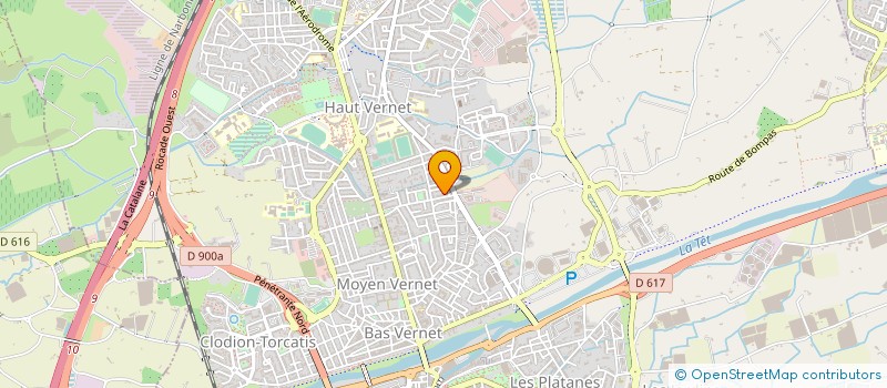 localisation de l'entreprise ASC'BUREAU.COM  PERPIGNAN