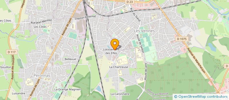 localisation de l'entreprise ASC CONSTRUCTION à PERONNAS