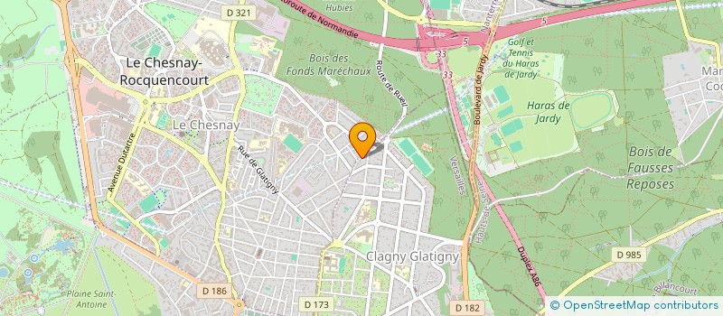 localisation de l'entreprise ASC CONSULT  VERSAILLES