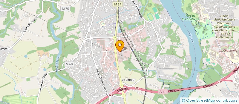 localisation de l'entreprise ASC CREDITS  NANTES