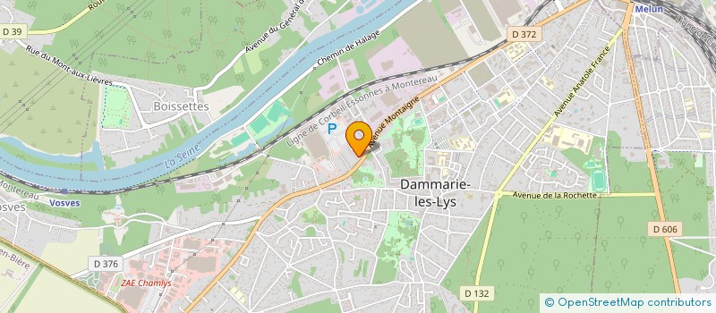 localisation de l'entreprise ASC DRIVER à DAMMARIE-LES-LYS