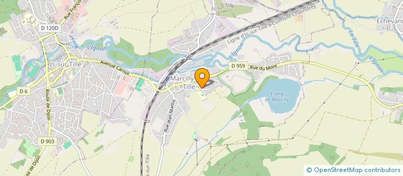 localisation de l'entreprise ASC ECOLE DE MARCILLY SUR TILLE  MARCILLY-SUR-TILLE