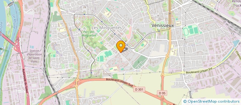 localisation de l'entreprise ASC ETANCHEITE à VENISSIEUX