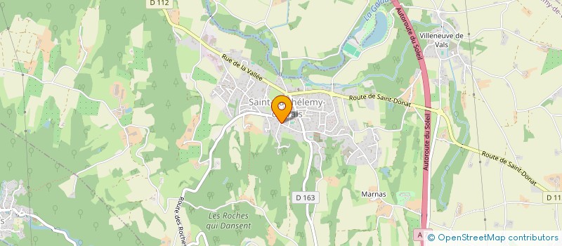 localisation de l'entreprise ASC FORMATION PSS  SAINT-UZE