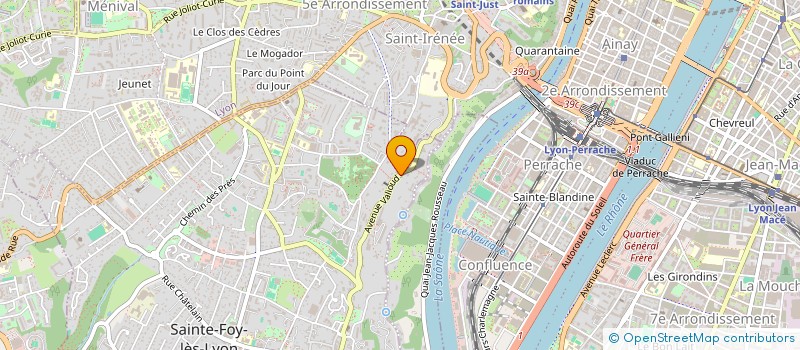 localisation de l'entreprise ASC FRANCE à SAINTE-FOY-LES-LYON