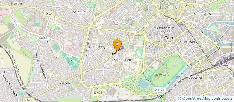 localisation de l'entreprise ASC GESTION à CAEN