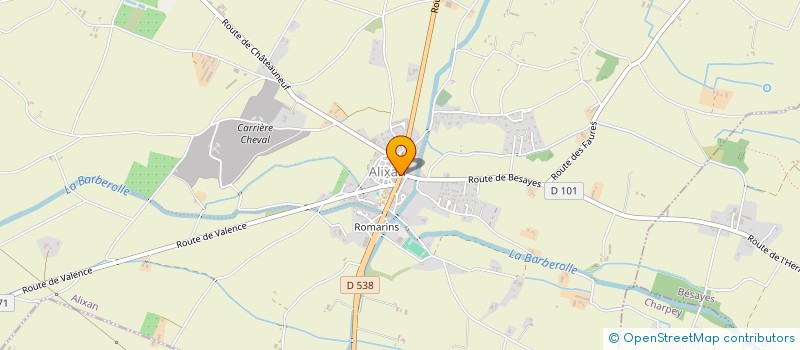 localisation de l'entreprise ASC IMMO  ALIXAN