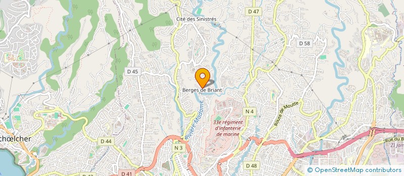 localisation de l'entreprise ASC. LA RELEVE DE VOLGA-PLAGE  FORT-DE-FRANCE