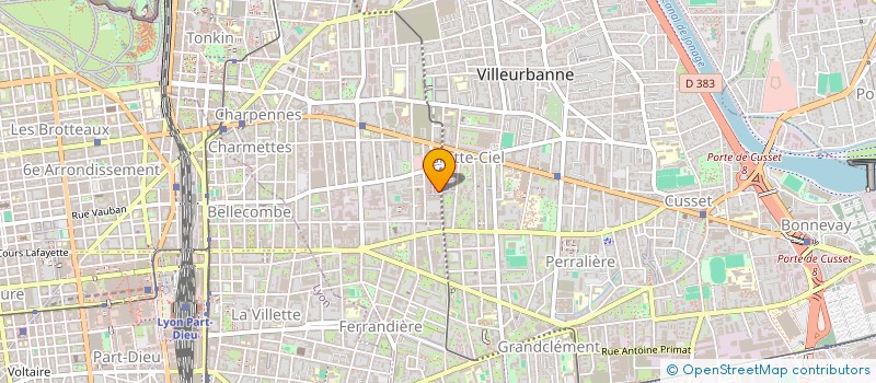 localisation de l'entreprise ASC LE BRIAND à VILLEURBANNE
