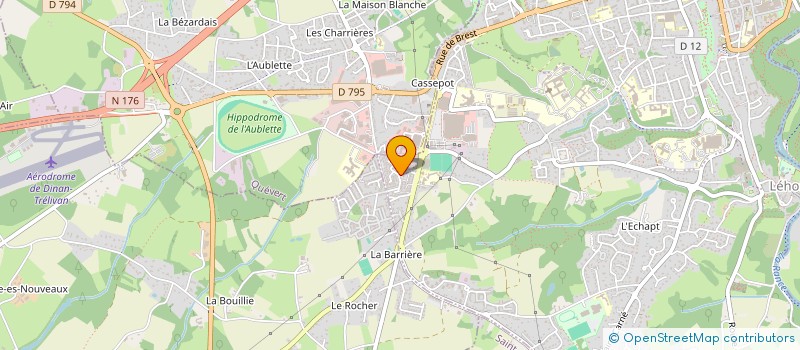 localisation de l'entreprise ASC LEHON FOOTBALL à DINAN