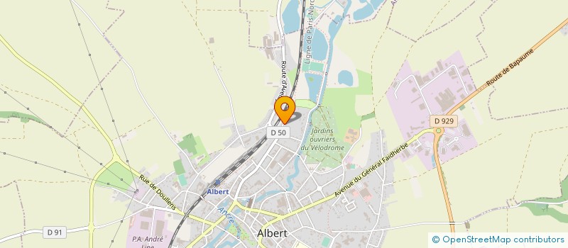 localisation de l'entreprise ASC MAMETZ à ALBERT
