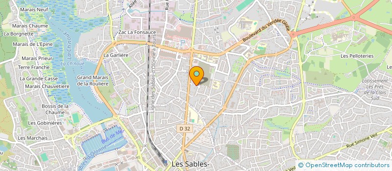 localisation de l'entreprise ASC/OPEX - AMICALE SABLAISE DES COMBATTANTS / OPEX VENDEE à LES SABLES D'OLONNE