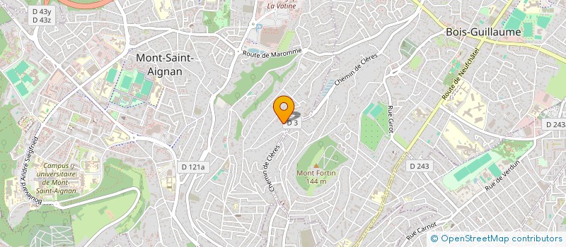 localisation de l'entreprise ASC PARTNERS  MONT-SAINT-AIGNAN