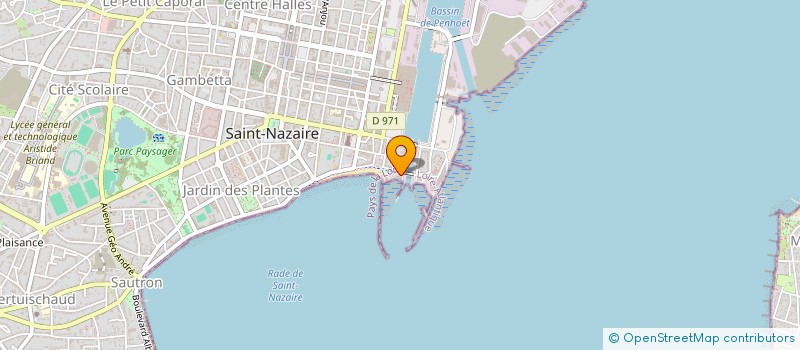 localisation de l'entreprise ASC PORT AUTONOME NANTES ST NAZAIRE  SAINT-NAZAIRE