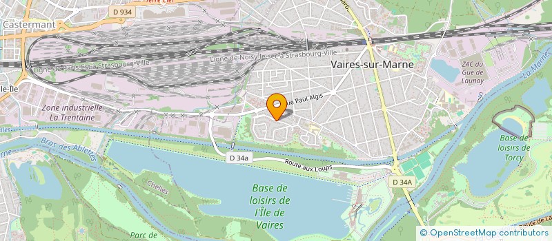 localisation de l'entreprise ASC RESSOURCES EXTERNALISEES  VAIRES-SUR-MARNE