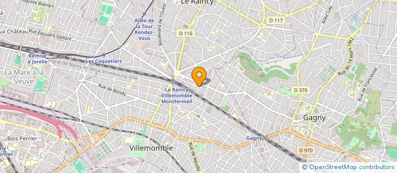 localisation de l'entreprise ASC ROCKET  LE RAINCY