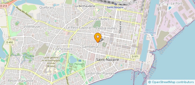 localisation de l'entreprise ASC STUDIO 44 à SAINT-NAZAIRE