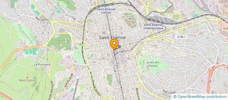 localisation de l'entreprise ASC SYNERGIE à SAINT-ETIENNE