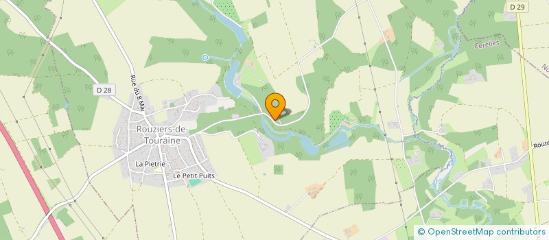 localisation de l'entreprise ASC4 DIGITAL  ROUZIERS-DE-TOURAINE