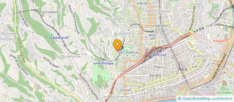 localisation de l'entreprise ASCA à NICE