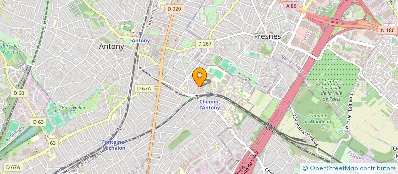 localisation de l'entreprise ASCA PRODUCTIONS à ANTONY