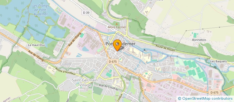 localisation de l'entreprise ASCAFI  PONT-AUDEMER