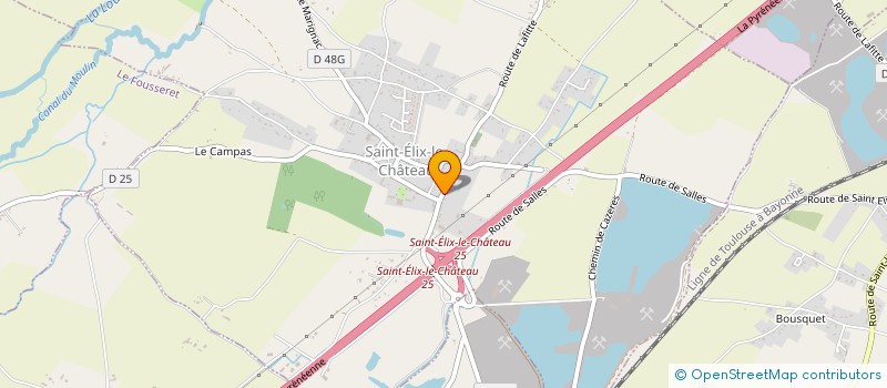 localisation de l'entreprise ASCAIN  SAINT-ELIX-LE-CHATEAU