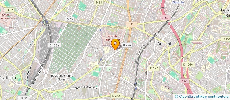 localisation de l'entreprise ASCALE à BAGNEUX