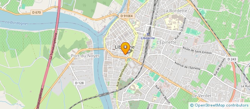 localisation de l'entreprise ASCALON à LIBOURNE