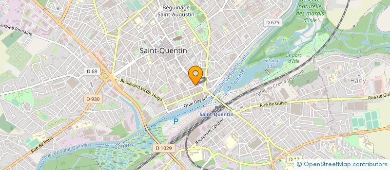 localisation de l'entreprise ASCALTT à SAINT-QUENTIN