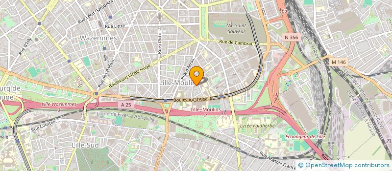 localisation de l'entreprise ASCAM à LILLE