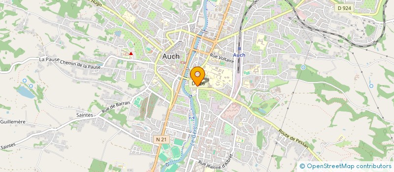 localisation de l'entreprise ASCARI à AUCH