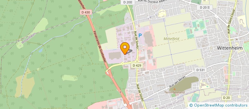 localisation de l'entreprise ASCAUM à RAEDERSHEIM