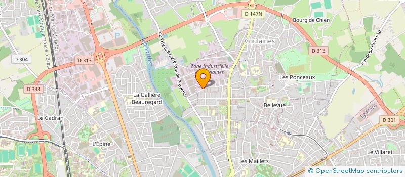 localisation de l'entreprise ASCAWATT  COULAINES