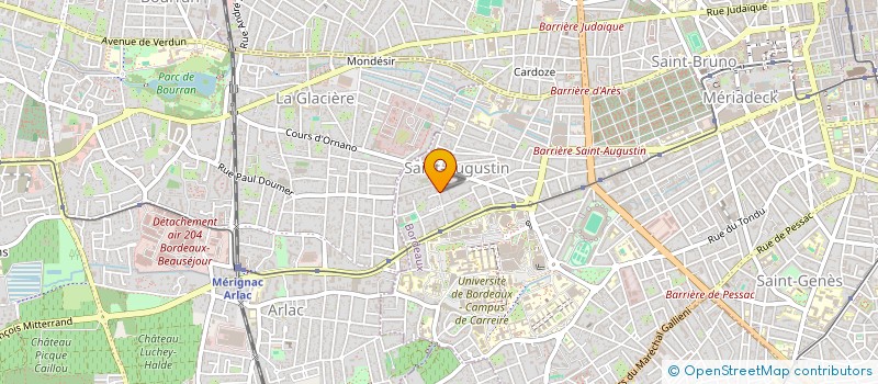 localisation de l'entreprise ASCB III  BORDEAUX