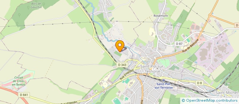 localisation de l'entreprise ASCCT  GAUCHIN-VERLOINGT