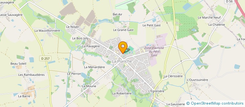 localisation de l'entreprise ASCCV  LE BIGNON