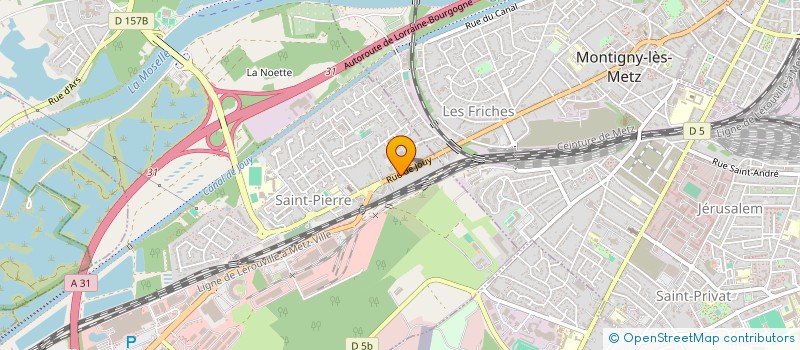 localisation de l'entreprise ASCELEC à MOULINS-LES-METZ