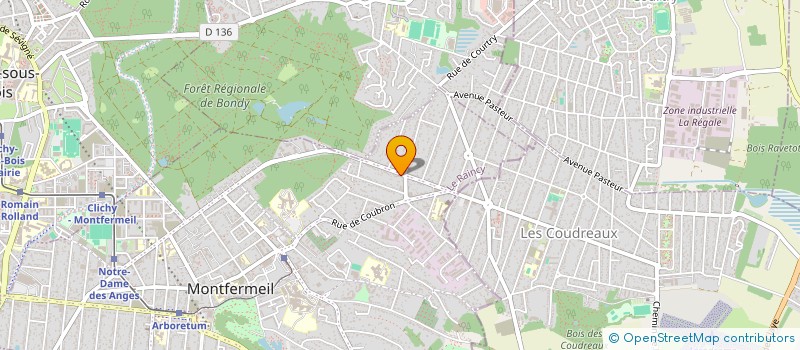 localisation de l'entreprise ASCENCEURS A Q S à MONTFERMEIL