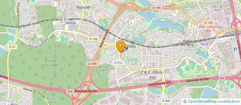 localisation de l'entreprise ASCENCIA MARNE LA VALLEE à LOGNES