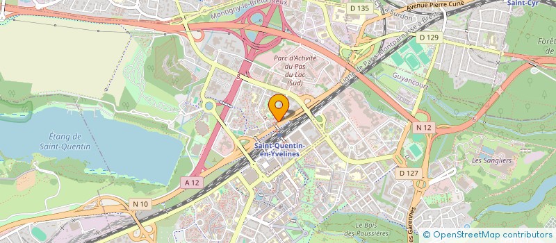 localisation de l'entreprise ASCENCIA SAINT QUENTIN EN YVELINES  MONTIGNY-LE-BRETONNEUX